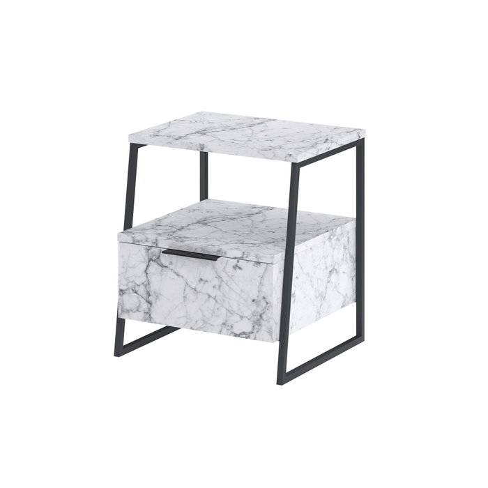 Hanah Home Mesilla de Noche Pal - Carrara Marble Hanah Home Mesilla de Noche Pal - Carrara Marble
